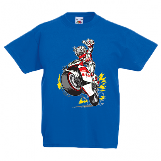 Motorbike Kids T Shirt with print